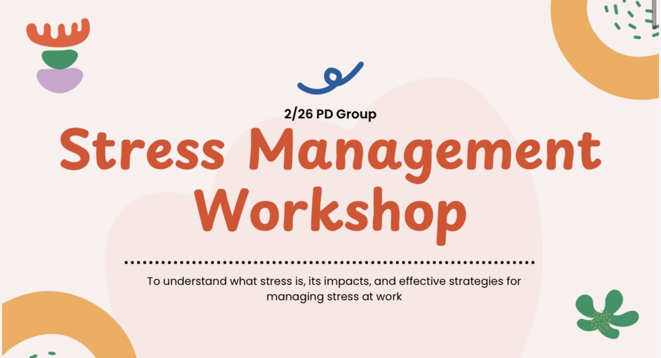 Stress Management in the Workplace